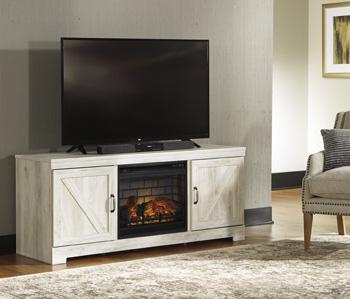 Bellaby 63" TV Stand with Electric Fireplace - Pull Up A Couch