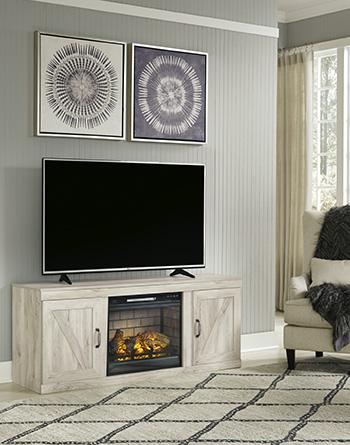 Bellaby TV Stand with Electric Fireplace - Pull Up A Couch