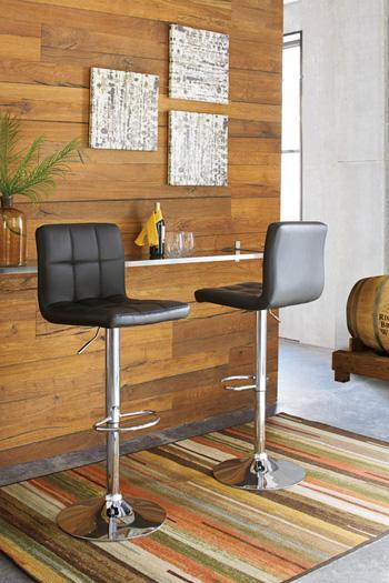 Bellatier Adjustable Height Bar Stool - Pull Up A Couch