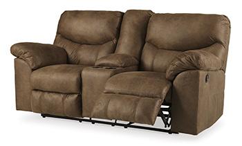 Boxberg Reclining Loveseat with Console - Pull Up A Couch