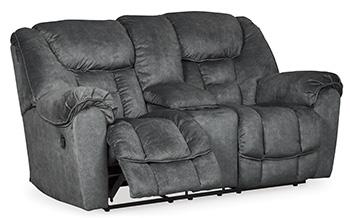 Capehorn Reclining Loveseat with Console - Pull Up A Couch