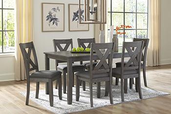 Caitbrook Dining Table and Chairs (Set of 7) - Pull Up A Couch