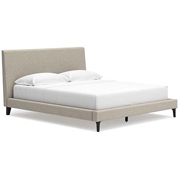 Cielden Upholstered Bed with Roll Slats - Pull Up A Couch