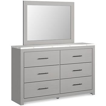 Cottonburg Dresser and Mirror - Pull Up A Couch