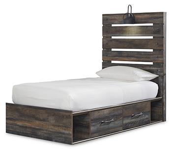 Drystan Bed with 4 Storage Drawers - Pull Up A Couch