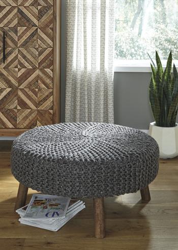 Jassmyn Oversized Accent Ottoman - Pull Up A Couch