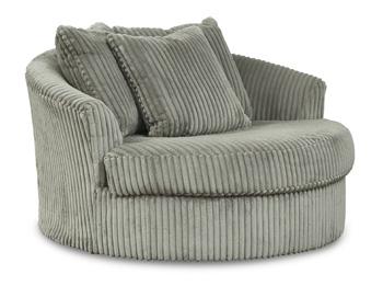 Lindyn Oversized Swivel Accent Chair - Pull Up A Couch