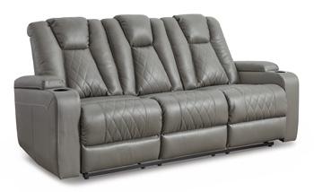 Mancin Reclining Sofa with Drop Down Table - Pull Up A Couch