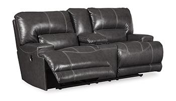 McCaskill Power Reclining Loveseat with Console - Pull Up A Couch