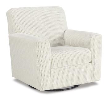 Herstow Swivel Glider Accent Chair - Pull Up A Couch