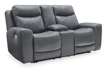 Mindanao Power Reclining Loveseat with Console - Pull Up A Couch