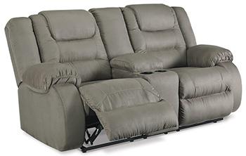 McCade Reclining Loveseat with Console - Pull Up A Couch