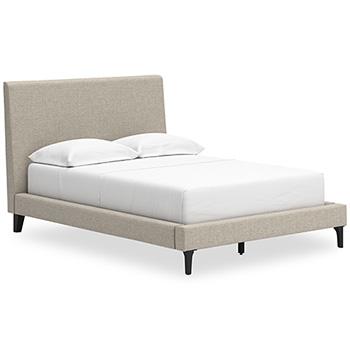 Cielden Upholstered Bed with Roll Slats - Pull Up A Couch