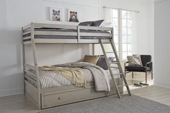 Lettner Youth Bunk Bed with 1 Large Storage Drawer - Pull Up A Couch