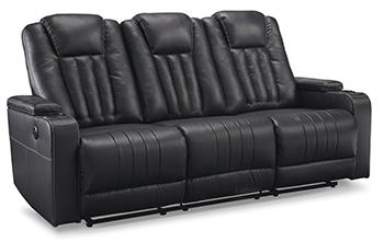 Center Point Reclining Sofa with Drop Down Table - Pull Up A Couch