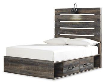 Drystan Bed with 4 Storage Drawers - Pull Up A Couch