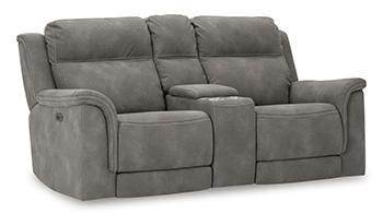 Next-Gen DuraPella Power Reclining Loveseat with Console - Pull Up A Couch