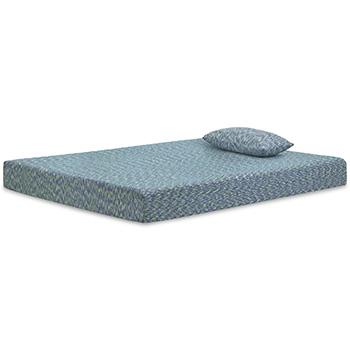 iKidz Blue Mattress and Pillow - Pull Up A Couch