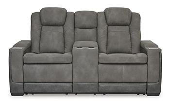 Next-Gen DuraPella Power Reclining Loveseat with Console - Pull Up A Couch