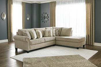 Dovemont 2-Piece Sectional with Chaise - Pull Up A Couch