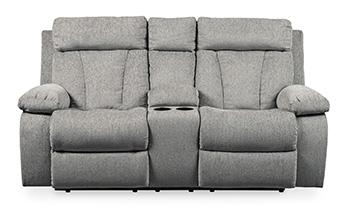 Mitchiner Reclining Loveseat with Console - Pull Up A Couch