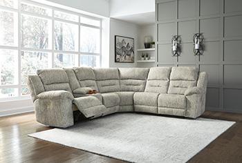 Family Den 3-Piece Power Reclining Sectional - Pull Up A Couch