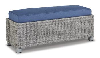 Naples Beach Outdoor Bench with Cushion - Pull Up A Couch