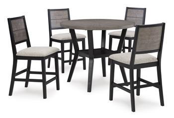 Corloda Counter Height Dining Table and 4 Barstools (Set of 5) - Pull Up A Couch