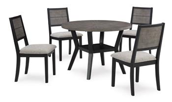 Corloda Dining Table and 4 Chairs (Set of 5) - Pull Up A Couch