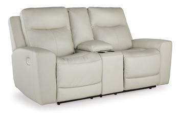 Mindanao Power Reclining Loveseat with Console - Pull Up A Couch