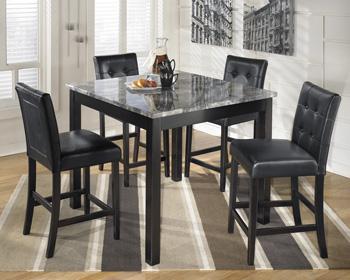 Maysville Counter Height Dining Table and Bar Stools (Set of 5) - Pull Up A Couch