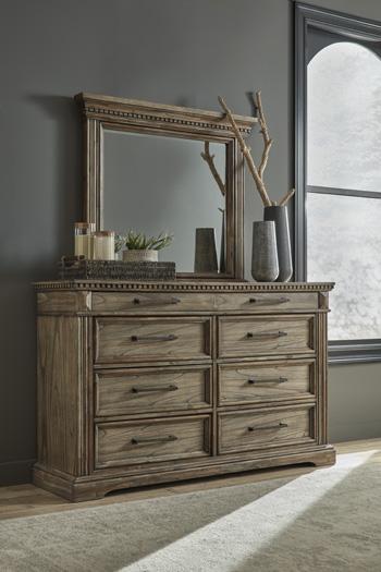 Markenburg Dresser and Mirror - Pull Up A Couch