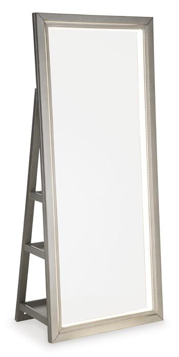 Evesen Floor Standing Mirror with Storage - Pull Up A Couch