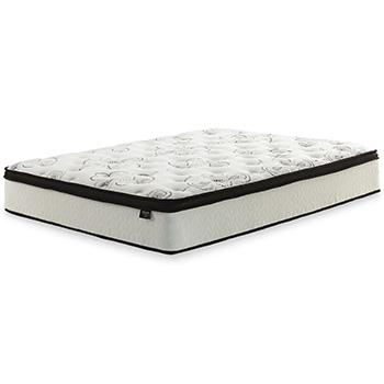 Chime 12 Inch Hybrid 2-Piece Mattress Set - Pull Up A Couch