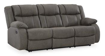 First Base Reclining Sofa - Pull Up A Couch