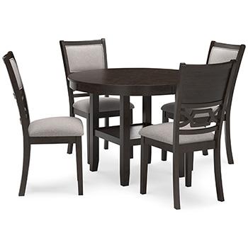 Langwest Dining Table and 4 Chairs (Set of 5) - Pull Up A Couch