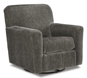 Herstow Swivel Glider Accent Chair - Pull Up A Couch