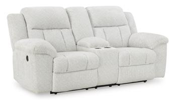 Frohn Reclining Loveseat with Console - Pull Up A Couch