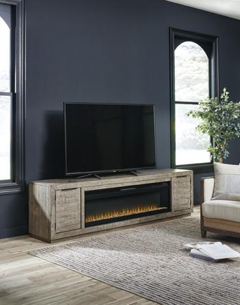 Krystanza TV Stand with Electric Fireplace - Pull Up A Couch