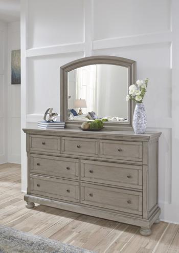 Lettner Dresser and Mirror - Pull Up A Couch