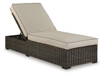 Coastline Bay Outdoor Chaise Lounge with Cushion - Pull Up A Couch