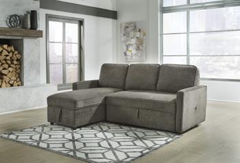 Kerle 2-Piece Sectional with Pop Up Bed - Pull Up A Couch