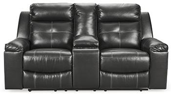 Kempten Reclining Loveseat with Console - Pull Up A Couch