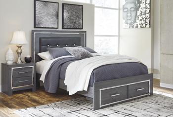 Lodanna Bed with 2 Storage Drawers - Pull Up A Couch