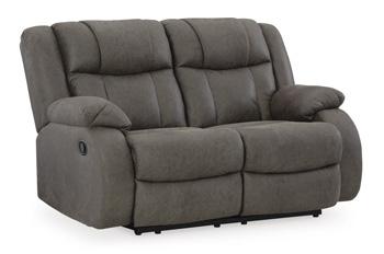 First Base Reclining Loveseat - Pull Up A Couch