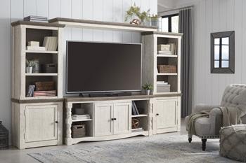 Havalance 4-Piece Entertainment Center - Pull Up A Couch