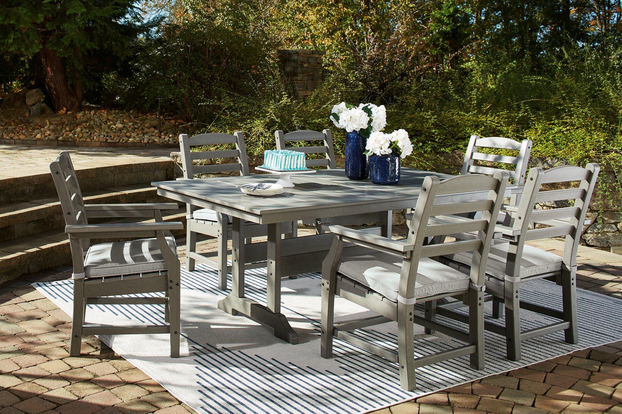 Ashley Furniture Visola Outdoor Dining Table - Thumbnail 4