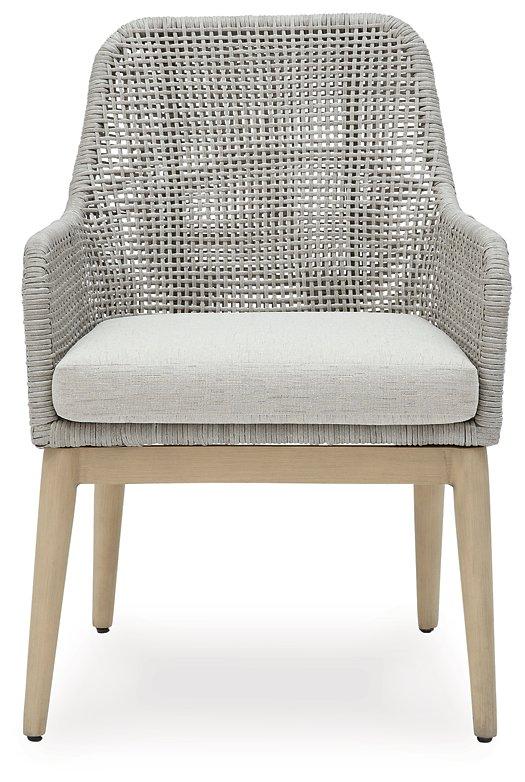 Seton Creek Outdoor Dining Arm Chair - Thumbnail 4