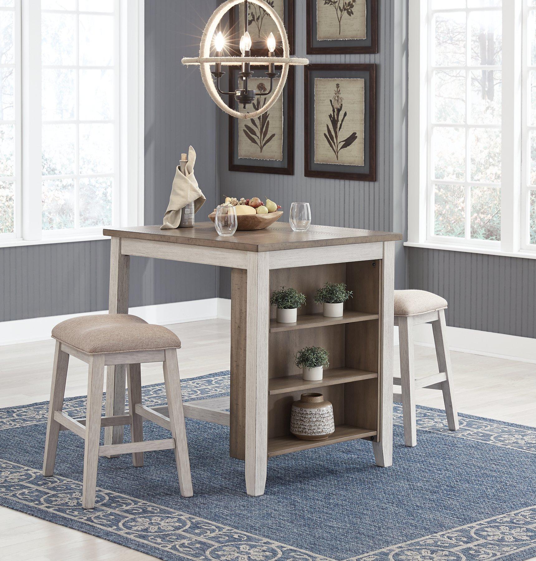 Ashley Furniture Skempton Dining Table and Bar Stools - Thumbnail 2