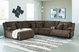 Top Tier Reclining Sectional with Chaise - Pull Up A Couch